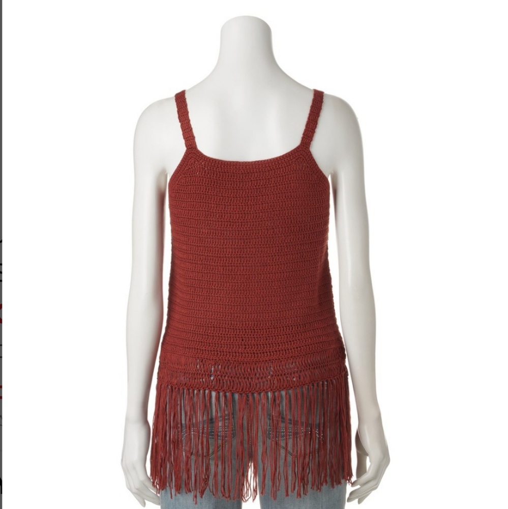Fringe Sweater Tank